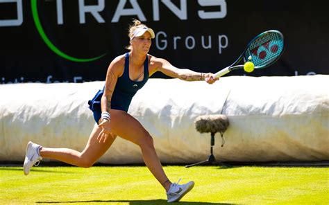 Wimbledon champion Vondrousova retires with injury in Berlin; .